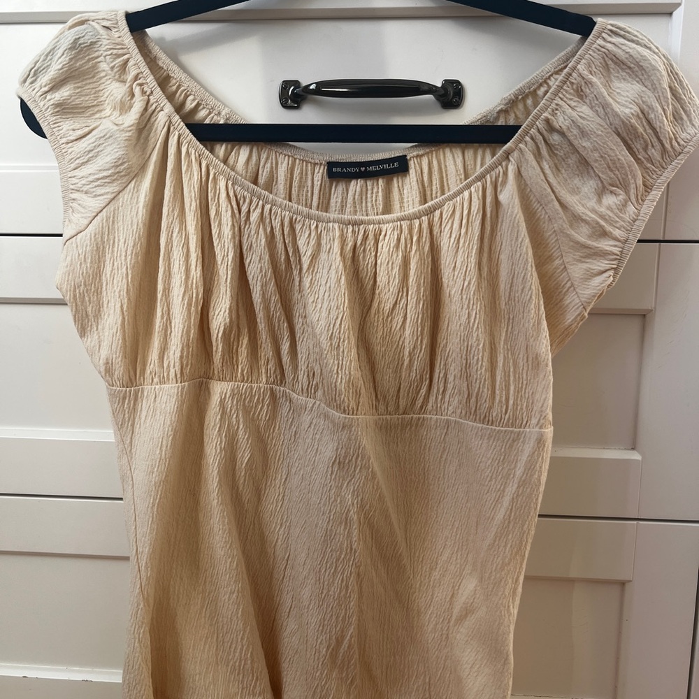 Brandy Melville Cream Blouse